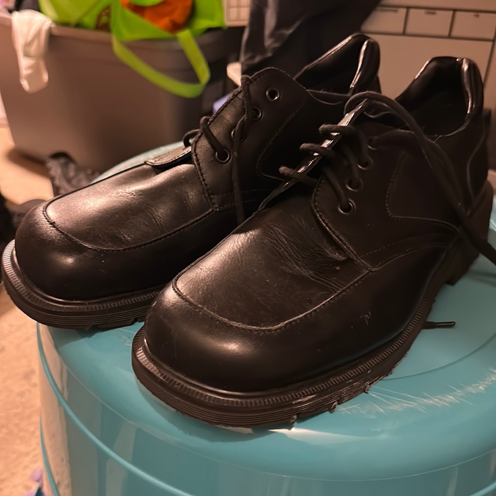 Dr Martens black square toe shoes men’s 11 us